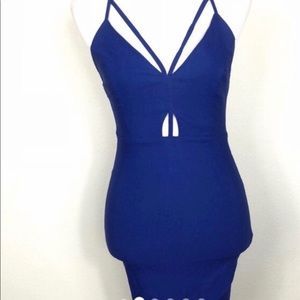 Charlotte Russe navy blue dress